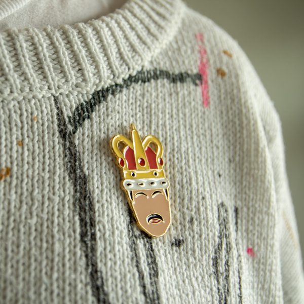 Queen Mercury Enamel Pin