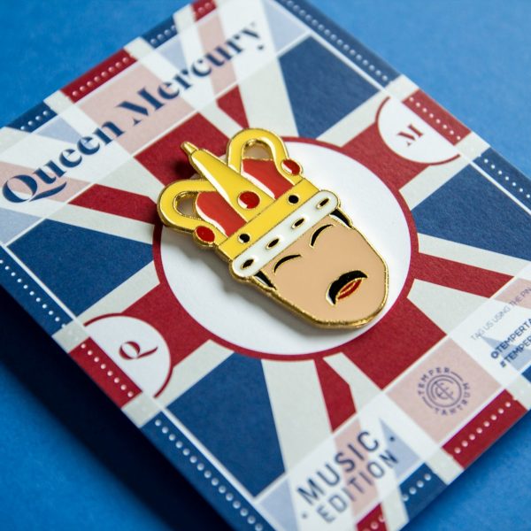 Queen Mercury Enamel Pin