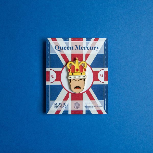 Queen Mercury Enamel Pin