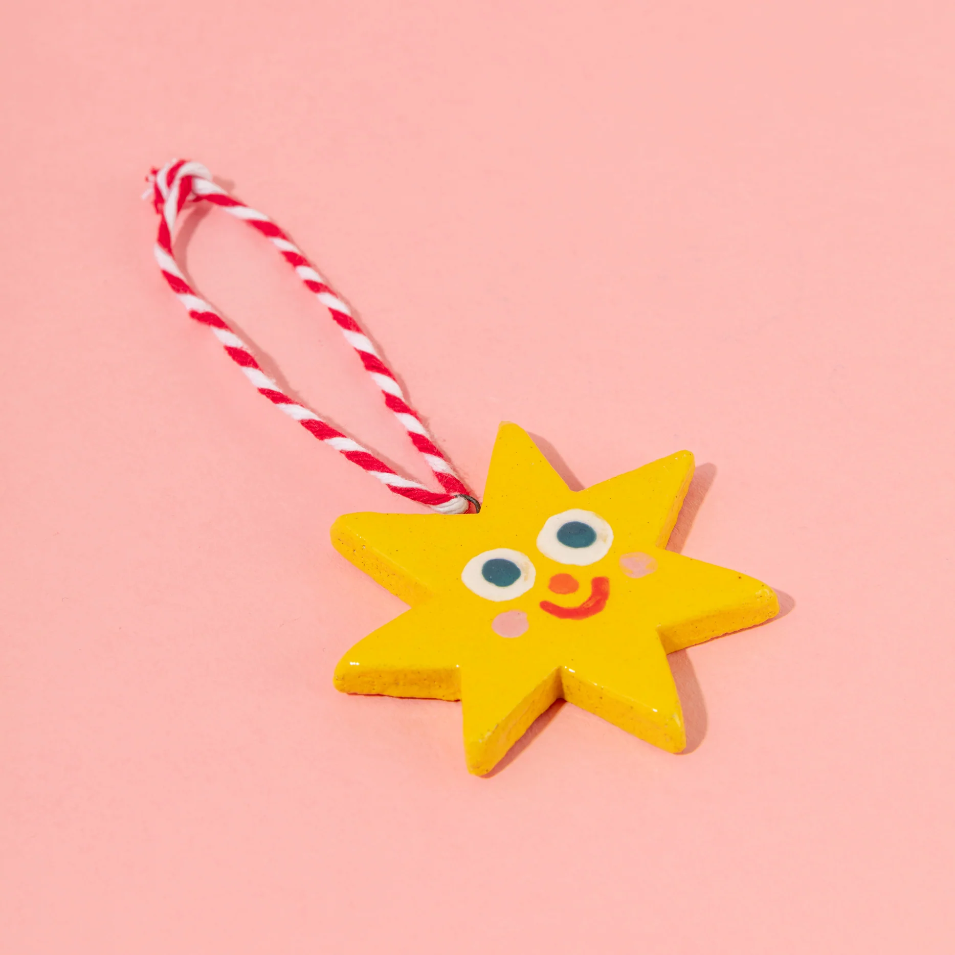 Shinny Star - Handmade Ceramic Christmas Decorations