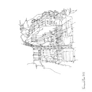 Scenic Porto - Handcrafted Architectural Prints