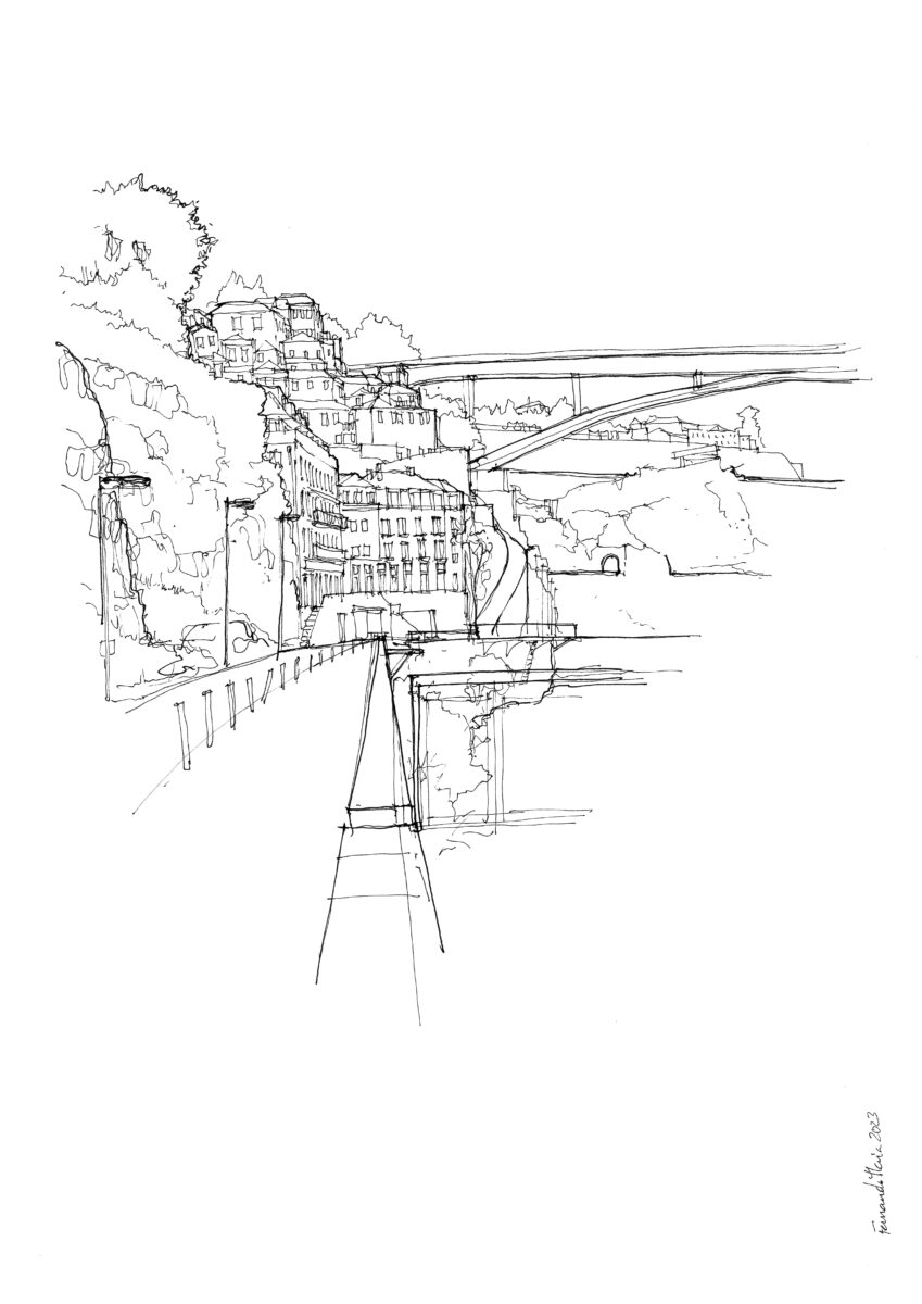 Scenic Porto - Handcrafted Architectural Prints