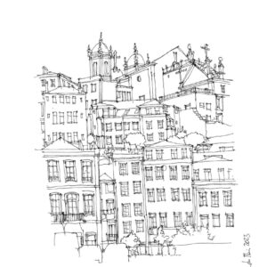 Scenic Porto - Handcrafted Architectural Prints
