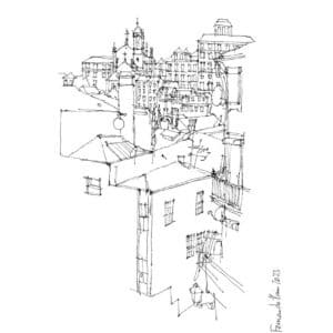 Scenic Porto - Handcrafted Architectural Prints