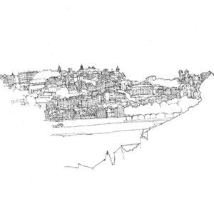 Scenic Porto - Handcrafted Architectural Prints A3