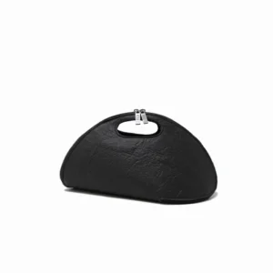 PINATEX SHELL Black Bag