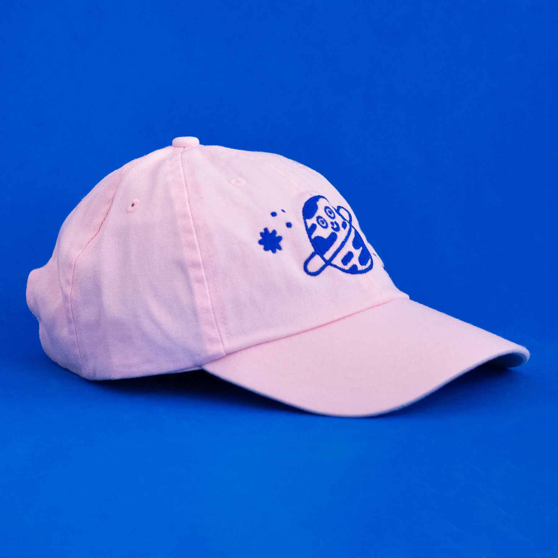 Playful Planet Cap // Light Pink & Blue