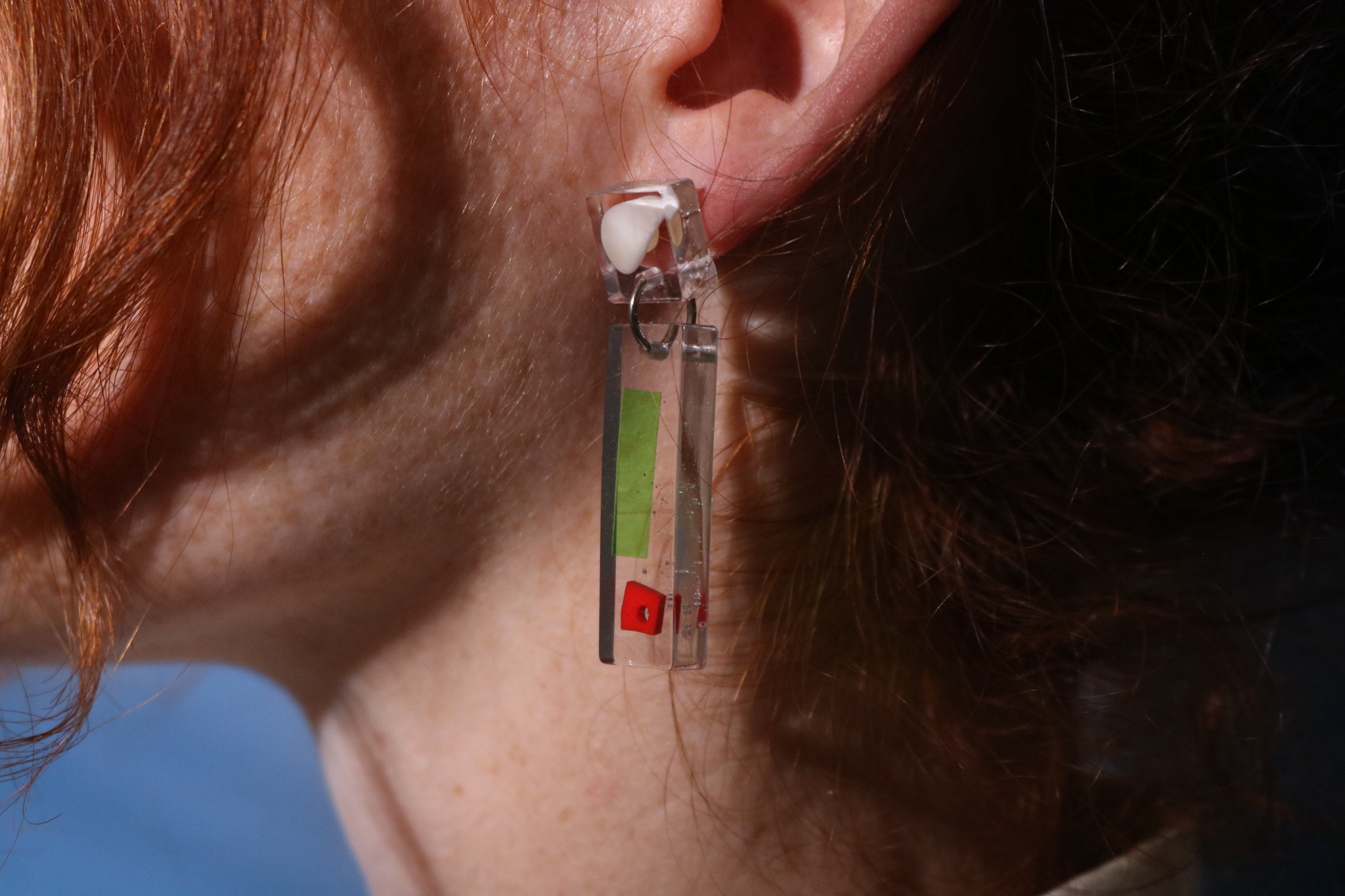 Color Patch Earrings - Elleonor