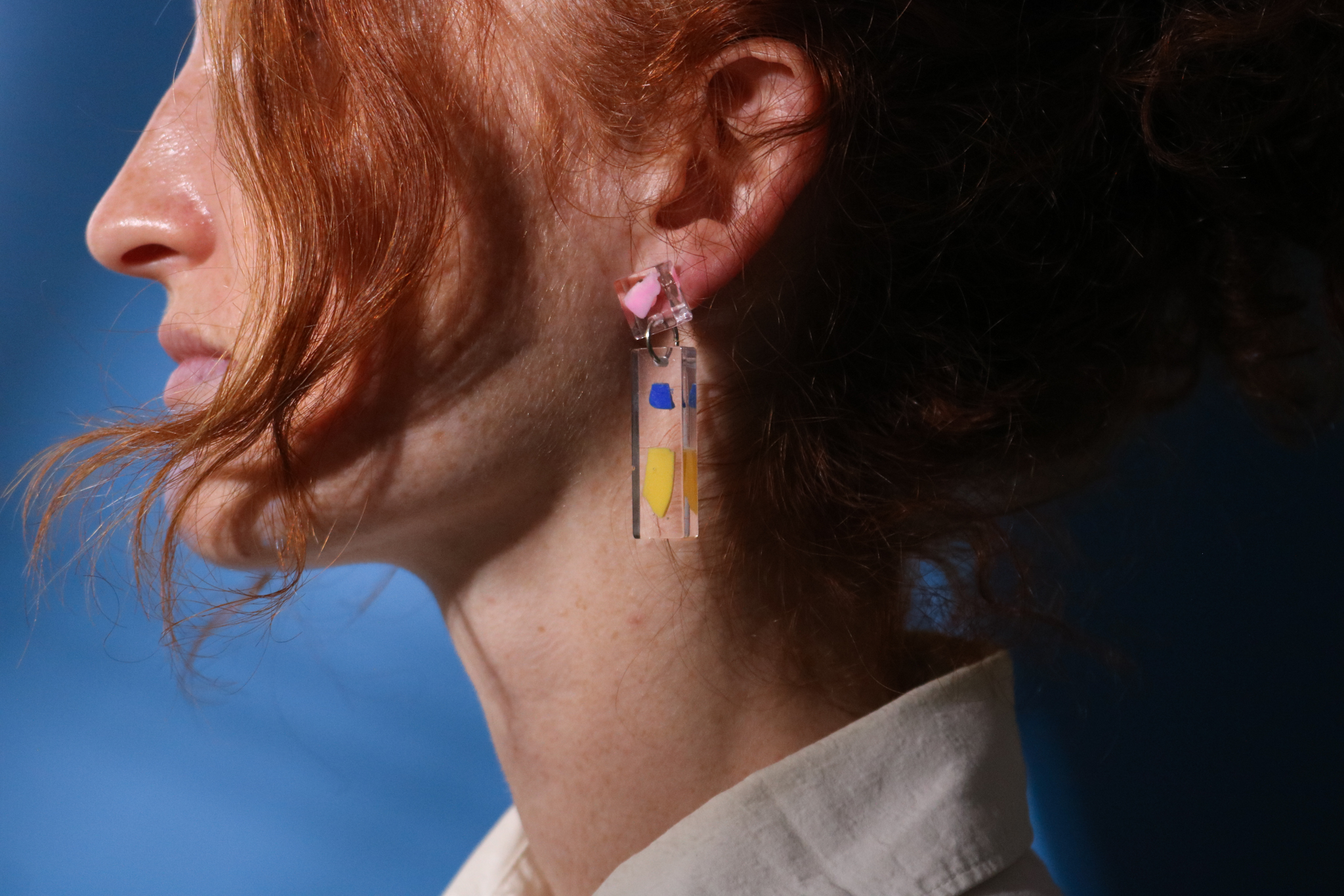 Color Patch Earrings - Elleonor