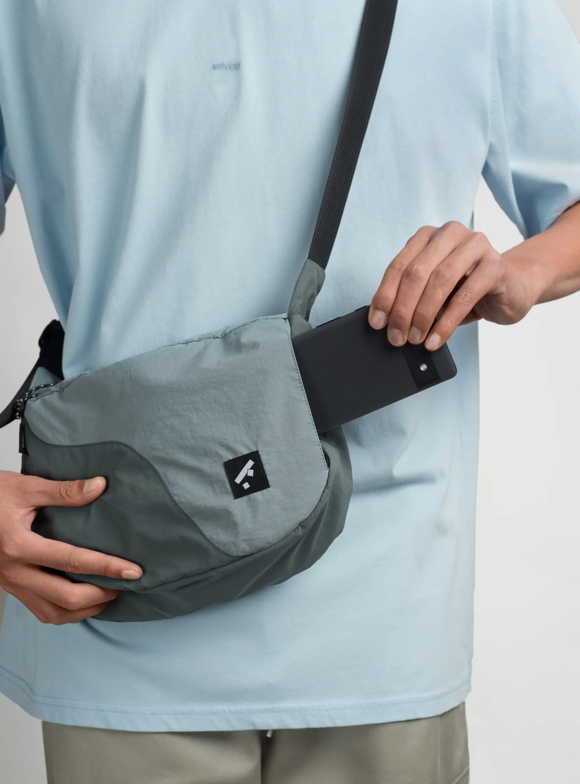 Recycled saddle bag