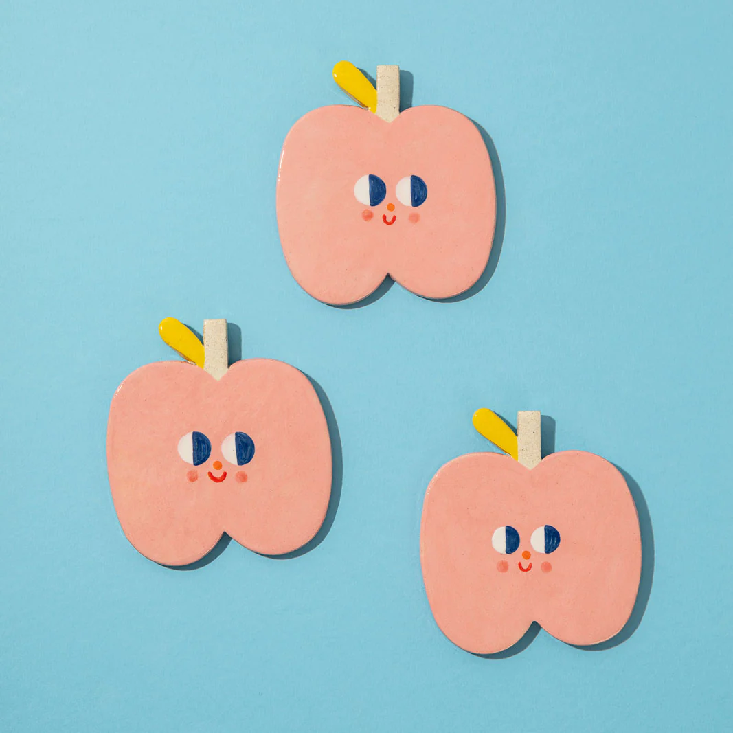 Hanging Apple / Ceramics Ornaments