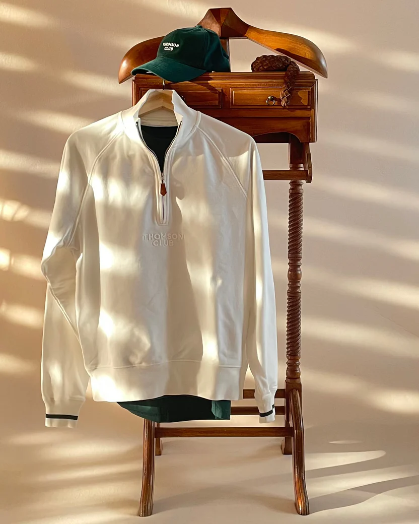 The TC Quarter-Zip - Off-White